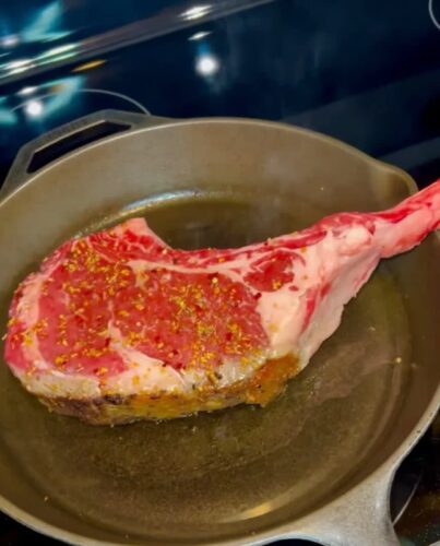 Australian tomahawk steak, approximately 1.2 kg photo review